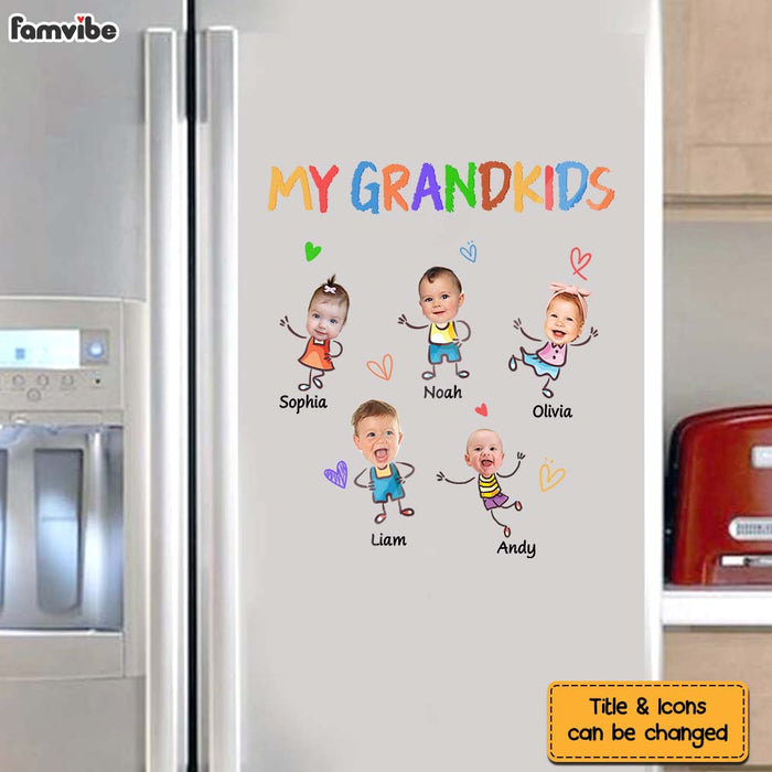 Personalized Gift For Grandma My Grandkids Photo Decal 32988 1