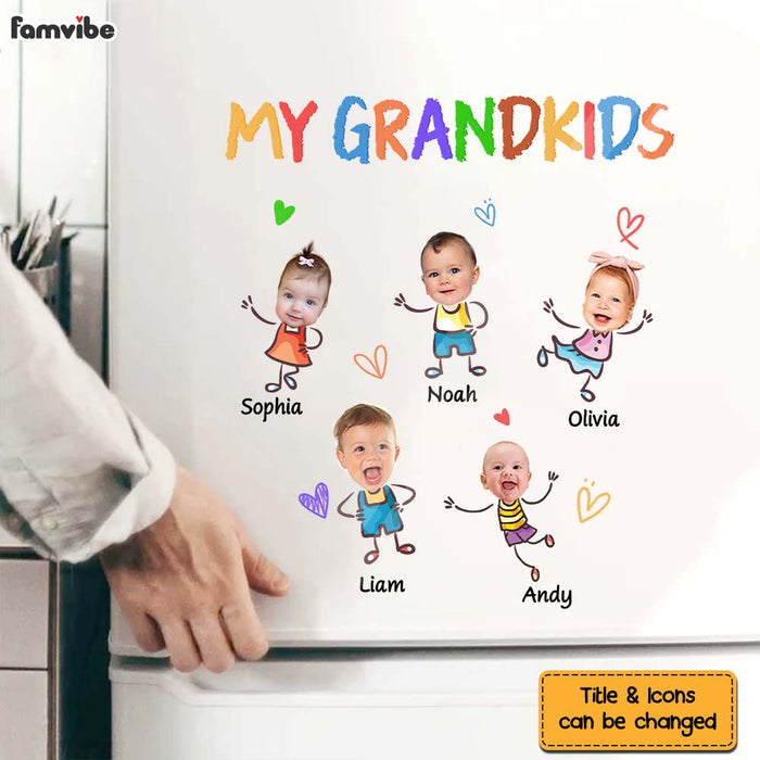 Personalized Gift For Grandma My Grandkids Photo Decal 32988 1