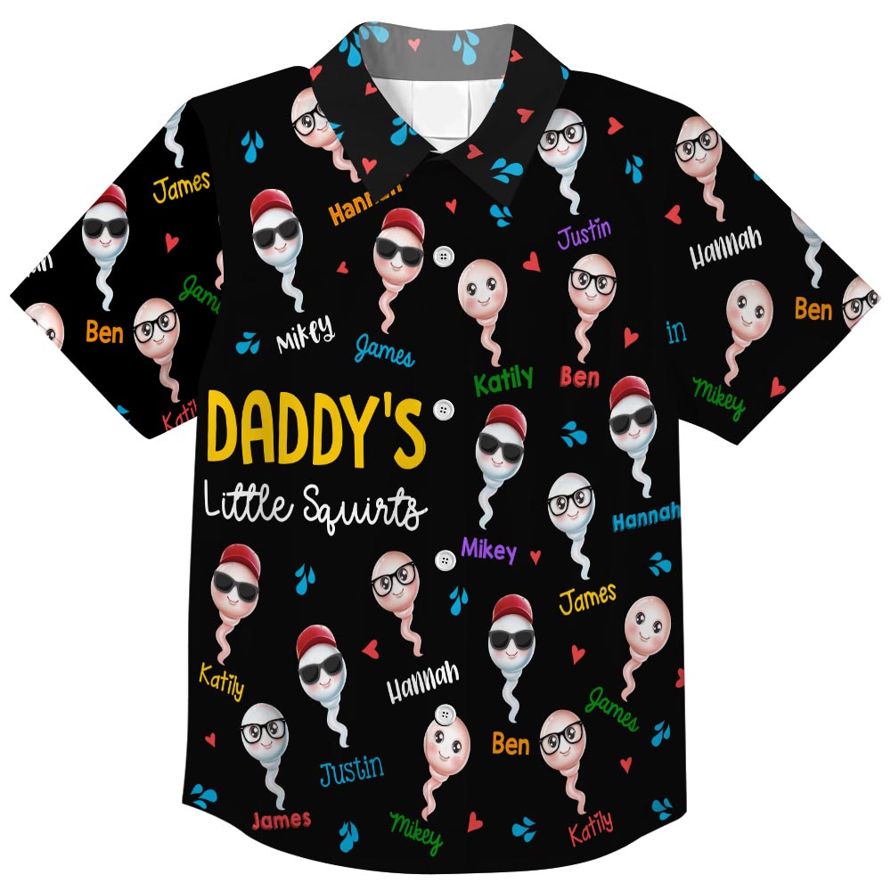 Personalized Gift For Daddy's Little S Hawaiian Shirt 32989 Primary Mockup