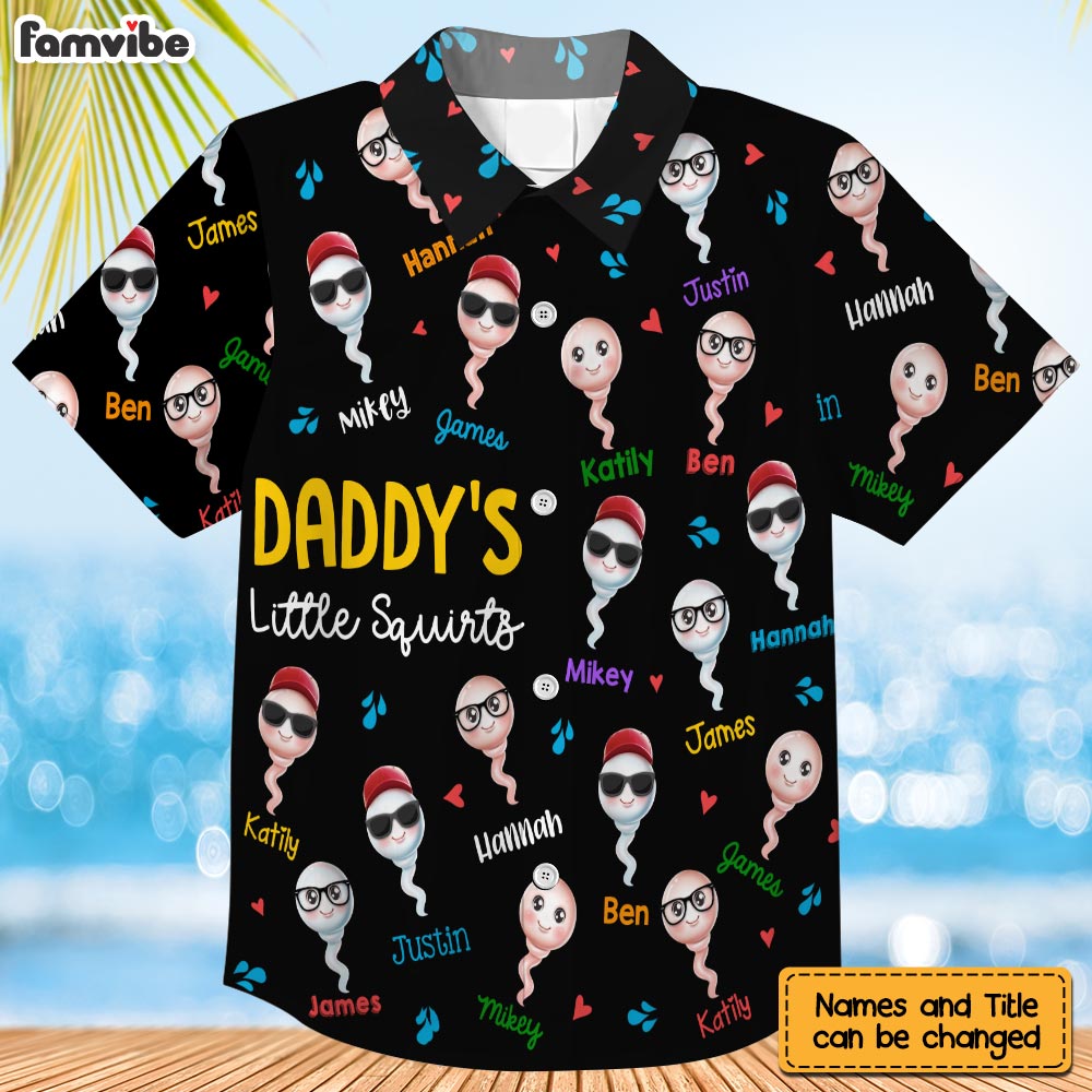 Personalized Gift For Daddy's Little S Hawaiian Shirt 32989 Primary Mockup