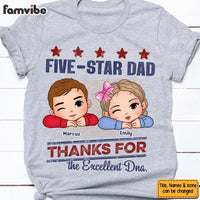 Personalized Gift For Dad Grandpa Five-Star Shirt - Hoodie - Sweatshirt 32990 thumb 1