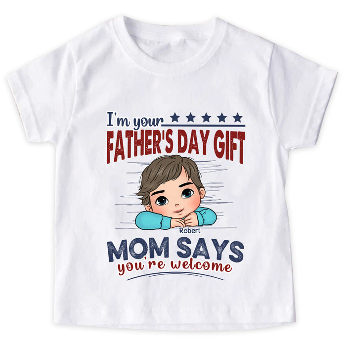 Personalized Gift For Dad Father's Day Kid T Shirt - Kid Hoodie - Kid Sweatshirt 32993 1