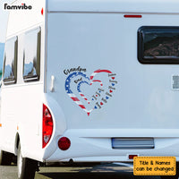 Personalized Gift For Grandpa Hearts Photo Decal 32995 thumb 1