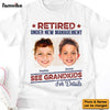 Personalized Gift For Grandpa Photo Retired Under New Management Shirt - Hoodie - Sweatshirt 32997 1