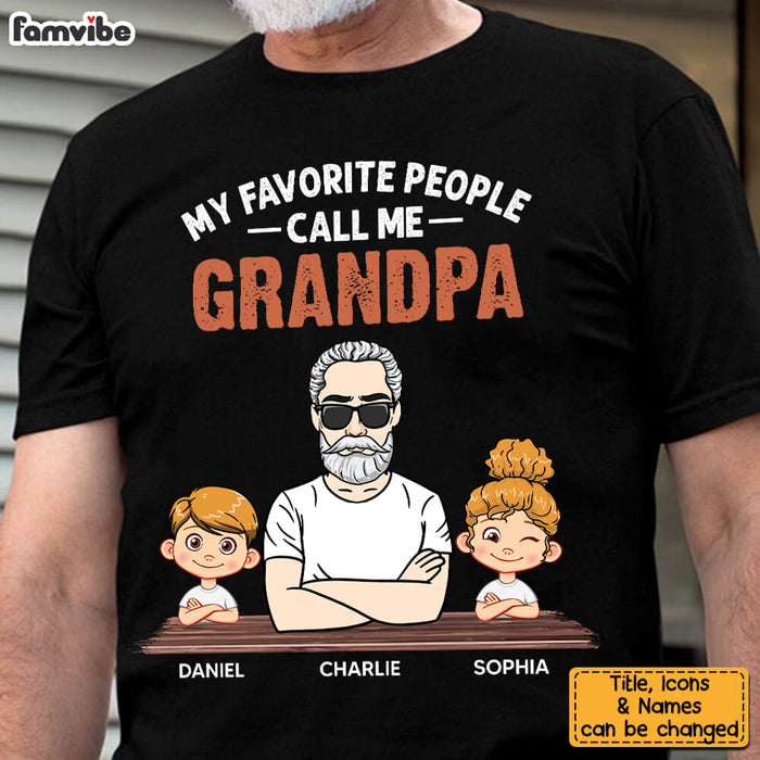 Personalized Gift for grandpa Favorite People Man And Kids Shirt - Hoodie - Sweatshirt 33000 1