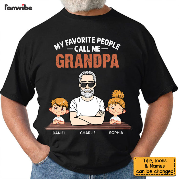 Personalized Gift for grandpa Favorite People Man And Kids Shirt - Hoodie - Sweatshirt 33000 1
