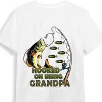 Personalized Hook On Being Grandpa Fishing Camouflage Shirt - Hoodie - Sweatshirt 33005 thumb 1