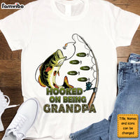 Personalized Hook On Being Grandpa Fishing Camouflage Shirt - Hoodie - Sweatshirt 33005 thumb 1