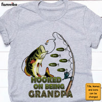 Personalized Hook On Being Grandpa Fishing Camouflage Shirt - Hoodie - Sweatshirt 33005 thumb 1