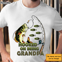 Personalized Hook On Being Grandpa Fishing Camouflage Shirt - Hoodie - Sweatshirt 33005 thumb 1