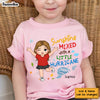 Personalized Sunshine Mixed With A Little Hurricane Kid T Shirt - Kid Hoodie - Kid Sweatshirt 33006 1