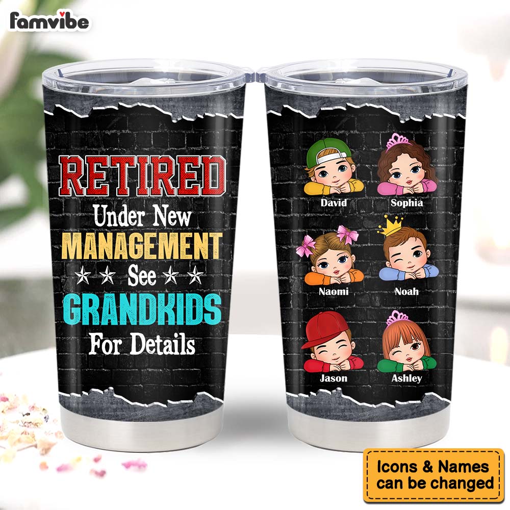 Personalized Gift For Grandpa See Grandkids For Details Full Printed Tumbler 33009 Primary Mockup