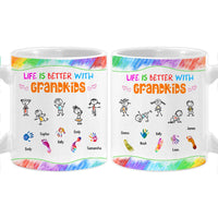 Personalized Mom Grandma Kids Grandkids Drawing Mug 33011 thumb 1