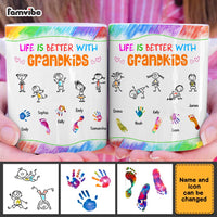 Personalized Mom Grandma Kids Grandkids Drawing Mug 33011 thumb 1