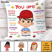 Personalized Gift For Grandson You Are Pillow 33016 thumb 1