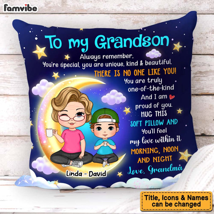 Personalized Gift For Grandson You Are Special Pillow 33022 1