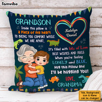 Personalized Gift For Grandson Hug This Pillow 33023 thumb 1