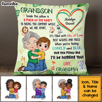 Personalized Gift For Grandson Hug This Pillow 33023 thumb 1