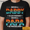 Personalized  Gift For Dad Grandpa Being A Dad Is An Honor Being A Papa Is Priceless Shirt - Hoodie - Sweatshirt 33028 1