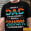 Personalized  Gift For Dad Grandpa Being A Dad Is An Honor Being A Papa Is Priceless Shirt - Hoodie - Sweatshirt 33028 1