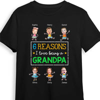 Personalized Reasons I Love Being Papa Dad Shirt - Hoodie - Sweatshirt 33030 thumb 1