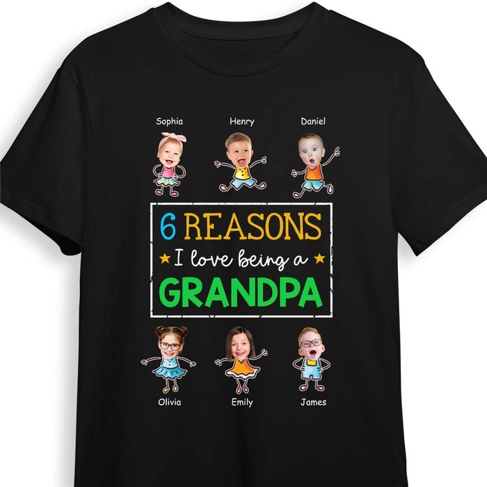 Personalized Reasons I Love Being Papa Dad Shirt - Hoodie - Sweatshirt 33030 1