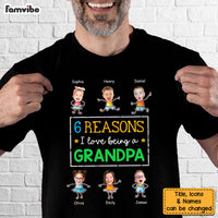 Personalized Reasons I Love Being Papa Dad Shirt - Hoodie - Sweatshirt 33030 thumb 1