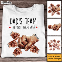 Personalized Dad's Team Fist Bump Shirt - Hoodie - Sweatshirt 33032 thumb 1