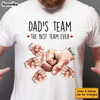 Personalized Dad's Team Fist Bump Shirt - Hoodie - Sweatshirt 33032 thumb 1