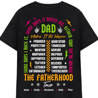 Personalized Gift For Dad Fatherhood Tour Shirt 33033 thumb 1
