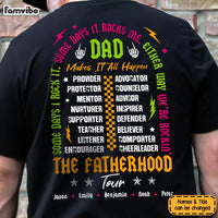 Personalized Gift For Dad Fatherhood Tour Shirt 33033 thumb 1