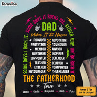 Personalized Gift For Dad Fatherhood Tour Shirt 33033 thumb 1