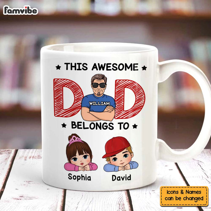 Personalized Gift For Dad Belongs To Mug 33038 1