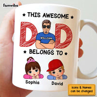Personalized Gift For Dad Belongs To Mug 33038 thumb 1