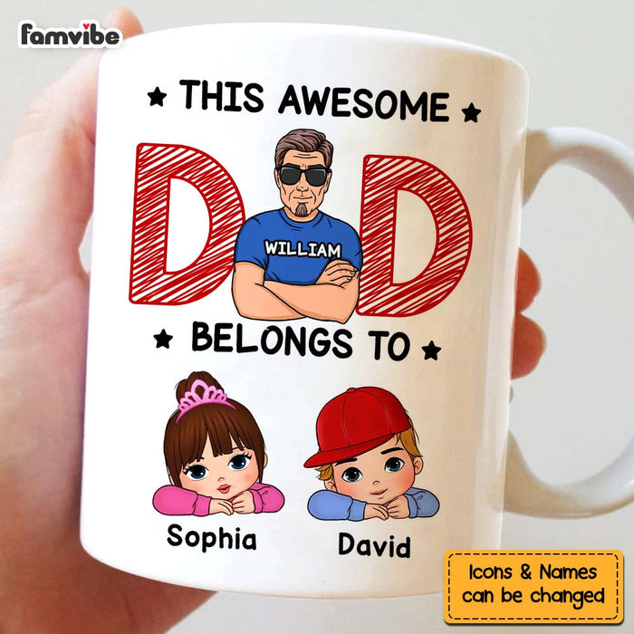 Personalized Gift For Dad Belongs To Mug 33038 1