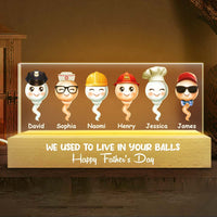 Personalized Gift For Dad Funny Cute Kids Acrylic Name Night Light 33044 thumb 1