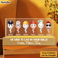 Personalized Gift For Dad Funny Cute Kids Acrylic Name Night Light 33044 thumb 1