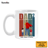 Personalized For Dad Walking Dad and Child Mug 33047 thumb 1