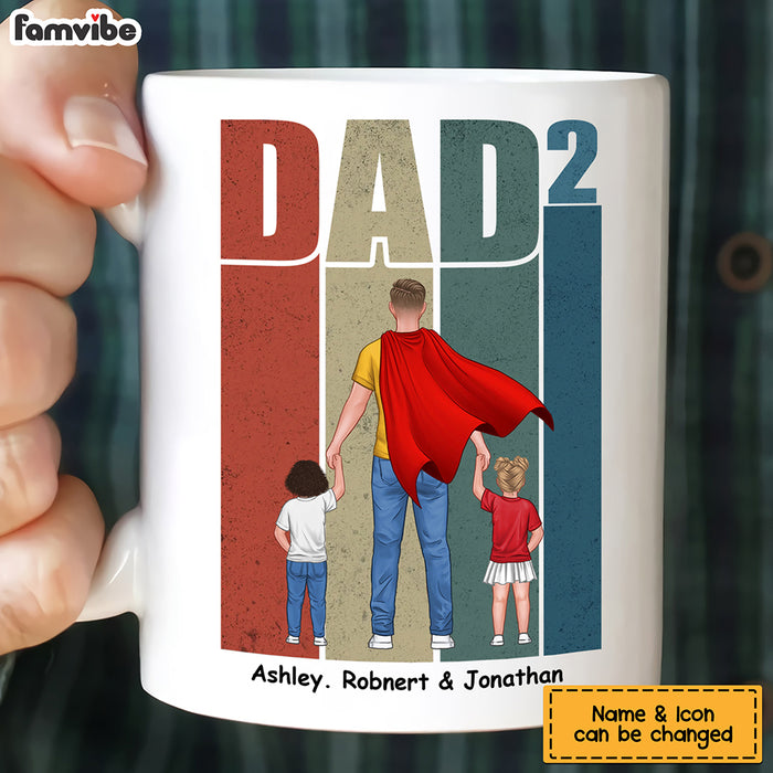 Personalized For Dad Walking Dad and Child Mug 33047 1