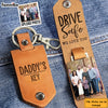 Personalized Gift For Dad Drive Safe Photo Album Keychain 33053 1