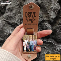 Personalized Gift For Dad Drive Safe Photo Album Keychain 33053 thumb 1
