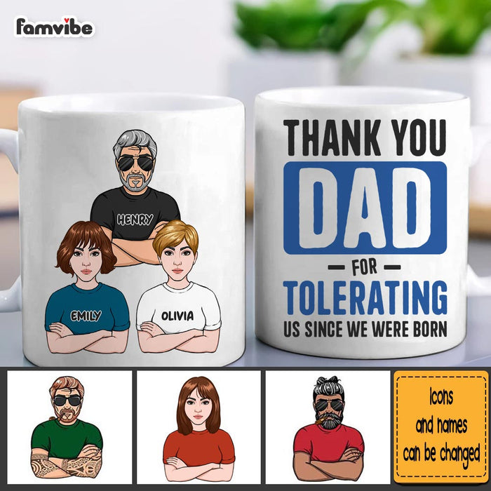 Personalized Gift For Dad Thanh You For Mug 33054 1