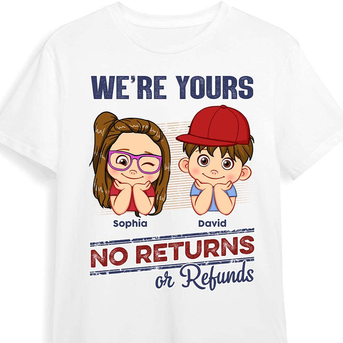 Personalized No Returns Or Refunds Grandkids Shirt - Hoodie - Sweatshirt 33055 1