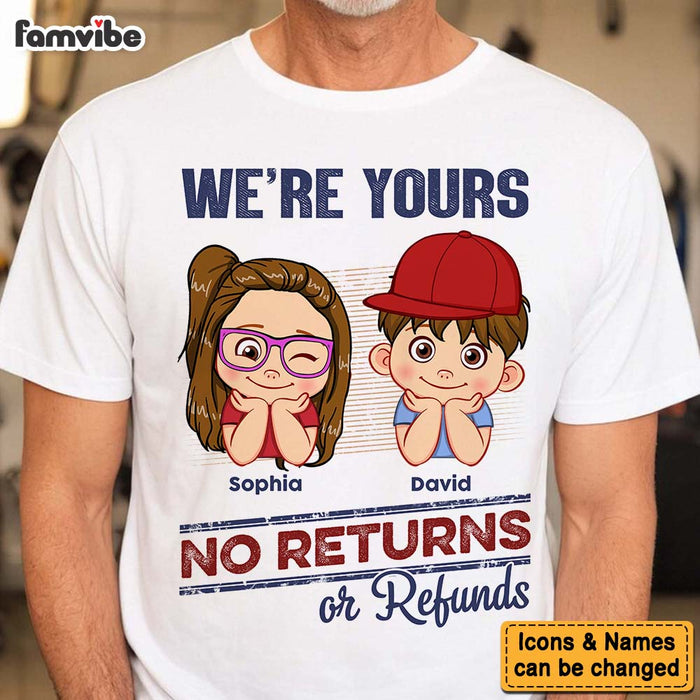 Personalized No Returns Or Refunds Grandkids Shirt - Hoodie - Sweatshirt 33055 1