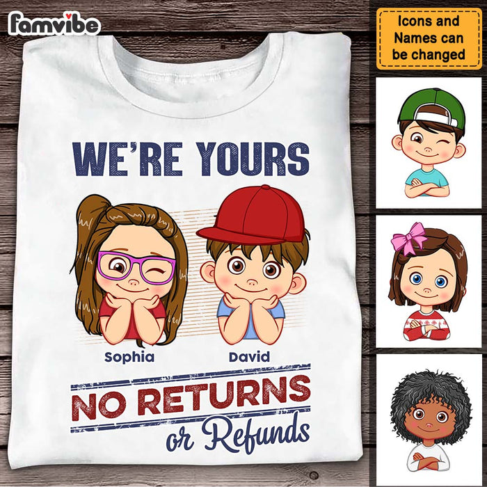 Personalized No Returns Or Refunds Grandkids Shirt - Hoodie - Sweatshirt 33055 1