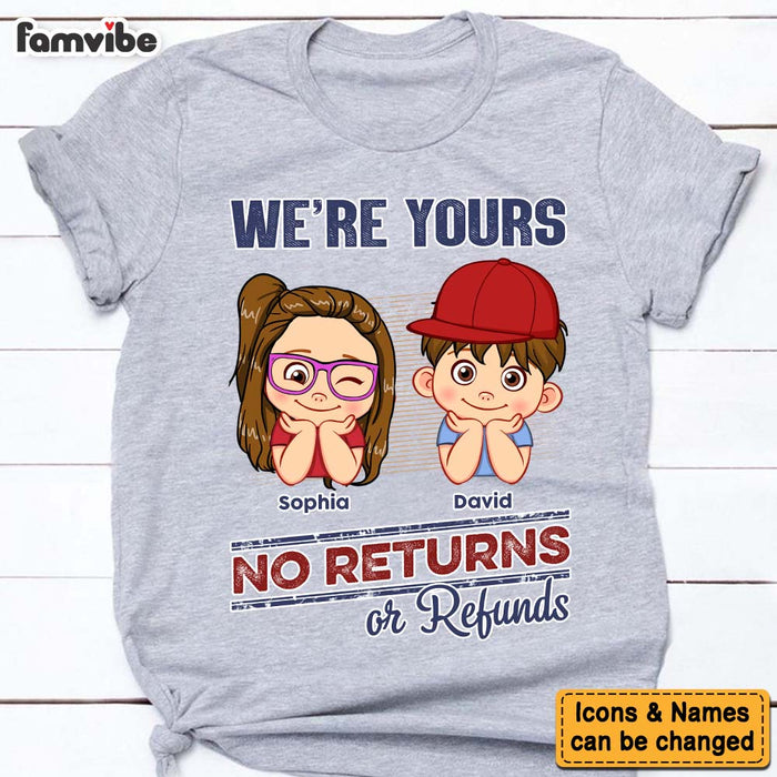Personalized No Returns Or Refunds Grandkids Shirt - Hoodie - Sweatshirt 33055 1