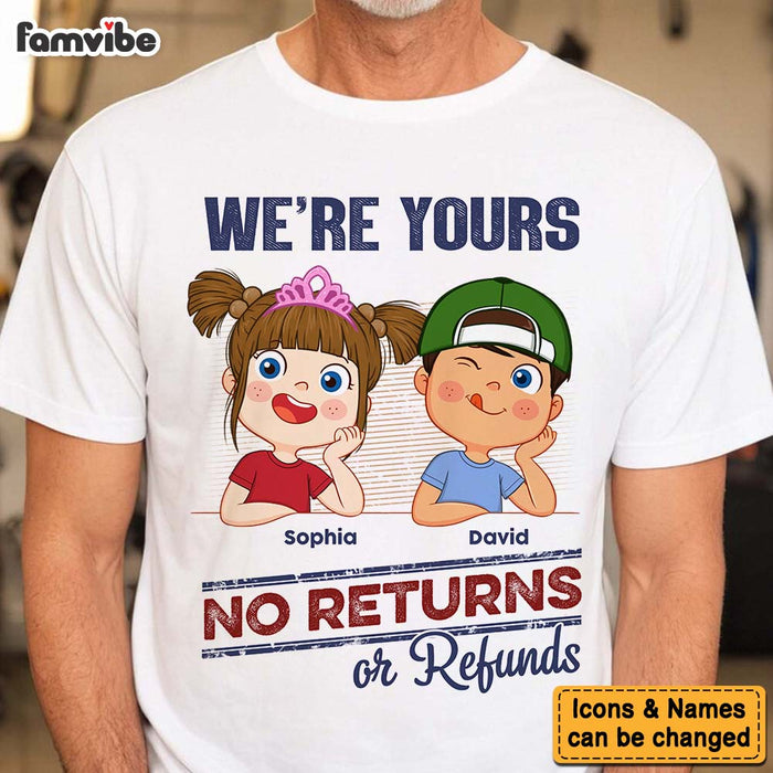 Personalized No Returns Or Refunds Grandkids Shirt - Hoodie - Sweatshirt 33057 1