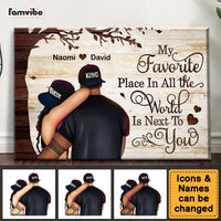 Personalized Gift for Couple Favorite Place In The World Canvas 33059 thumb 1