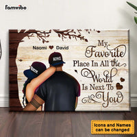 Personalized Gift for Couple Favorite Place In The World Canvas 33059 thumb 1