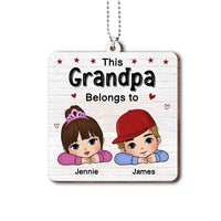Personalized Gift For Grandpa This Belongs to Ornament 33063 thumb 1